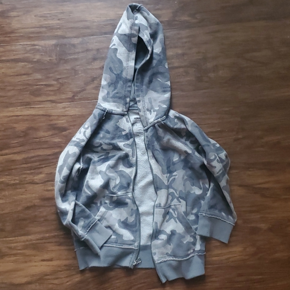Sonoma Supersoft Camo Zip up jacket with hood